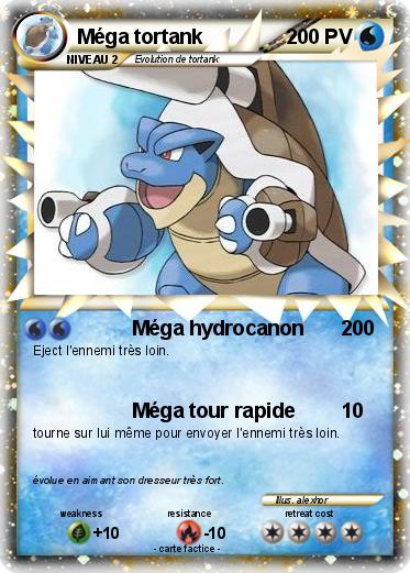 Pokemon Méga tortank