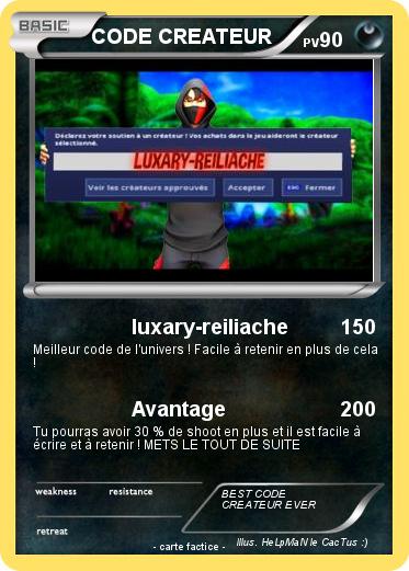 Pokemon CODE CREATEUR