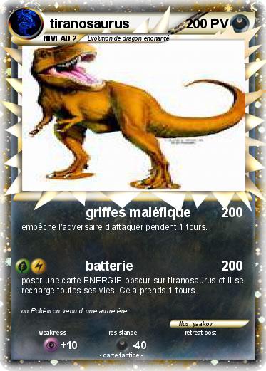 Pokemon tiranosaurus