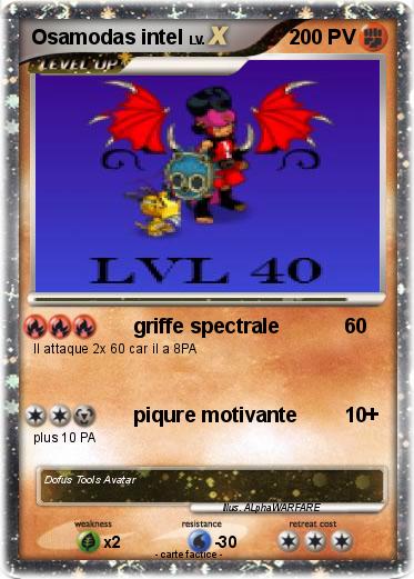 Pokemon Osamodas intel