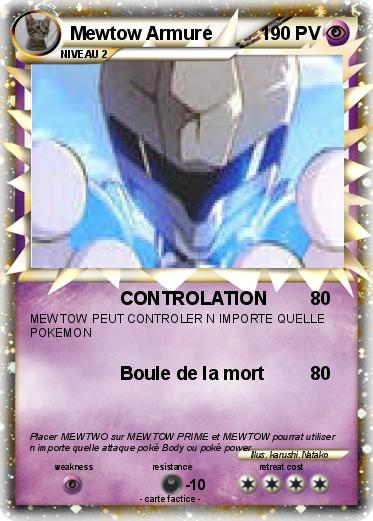 Pokemon Mewtow Armure