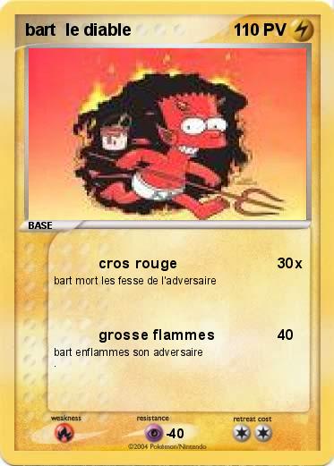 Pokemon bart  le diable