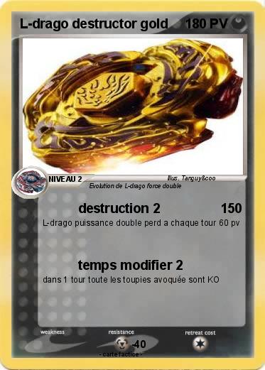 Pokemon L-drago destructor gold