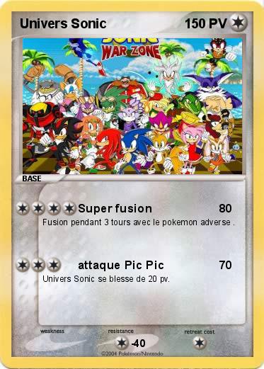 Pokemon Univers Sonic