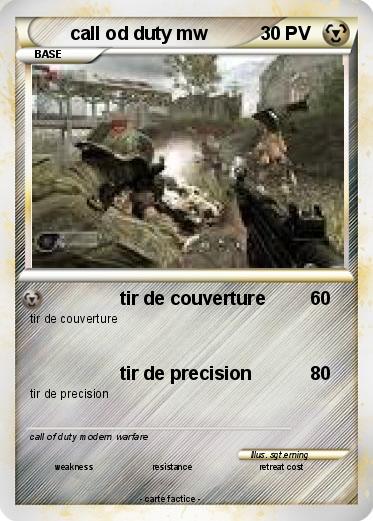 Pokemon call od duty mw