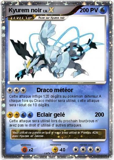 Pokemon Kyurem noir
