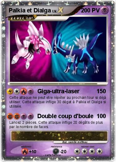Pokemon Palkia et Dialga