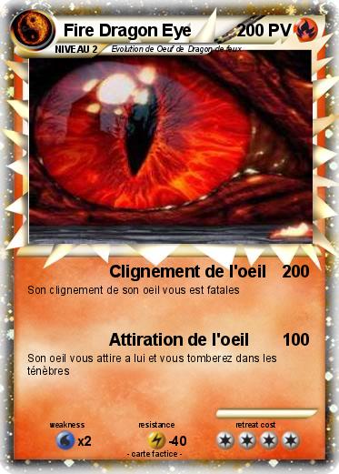 Pokemon Fire Dragon Eye