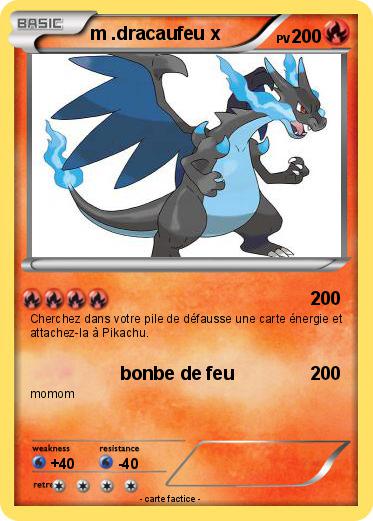 Pokemon m .dracaufeu x