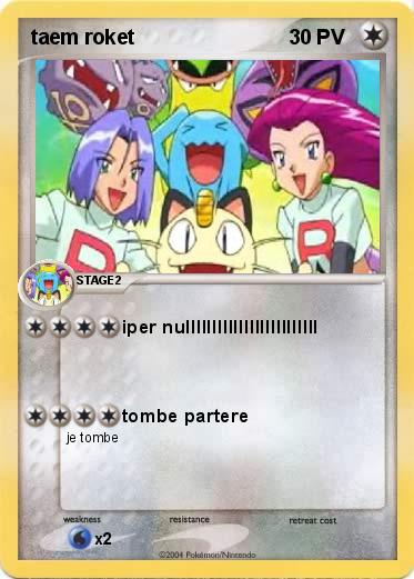 Pokemon taem roket
