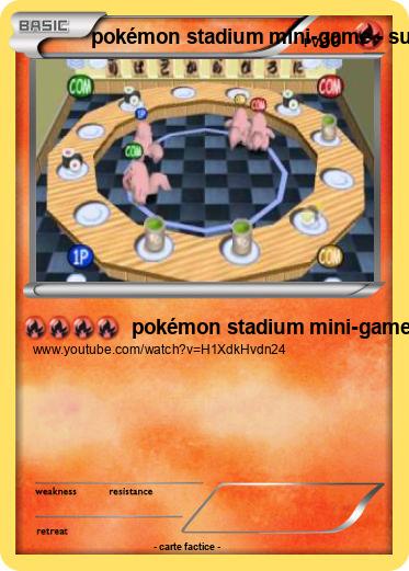 Pokemon pokémon stadium mini-game - sushi-go-round