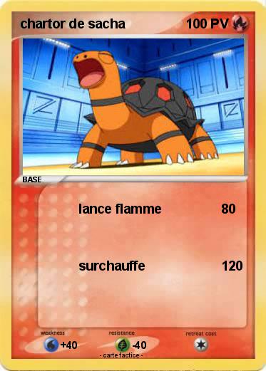 Pokemon chartor de sacha
