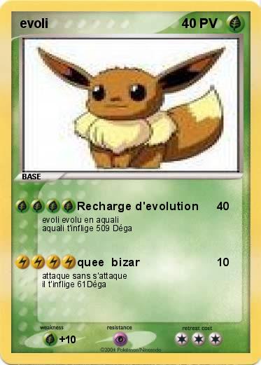 Pokemon evoli