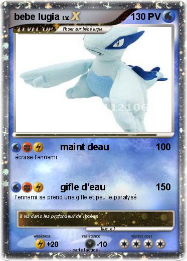 Pokemon bebe lugia