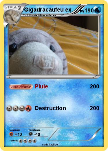 Pokemon Gigadracaufeu ex