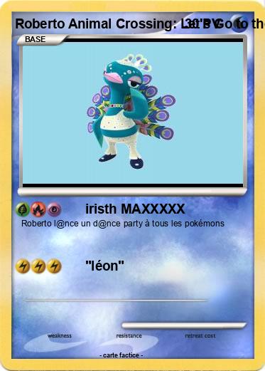 Pokemon Roberto Animal Crossing: Let's Go to the City,