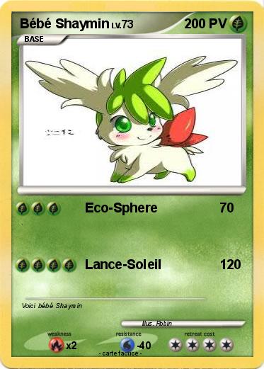Pokemon Bébé Shaymin