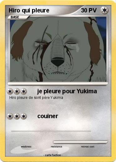 Pokemon Hiro qui pleure