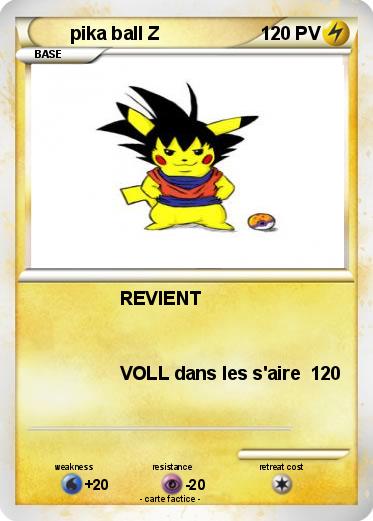 Pokemon pika ball Z