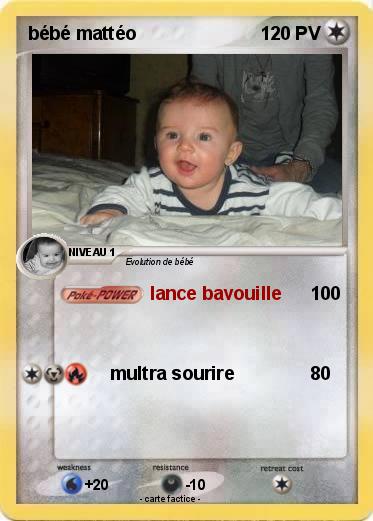 Pokemon bébé mattéo