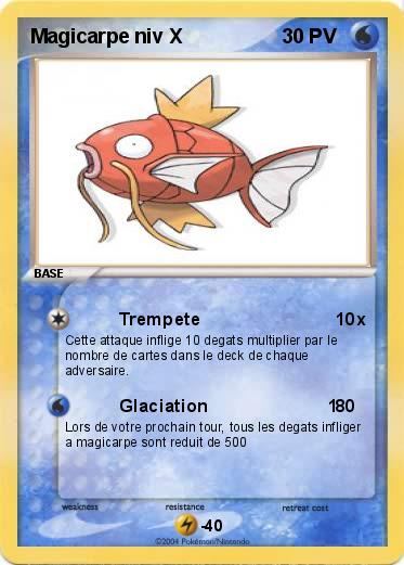 Pokemon Magicarpe niv X