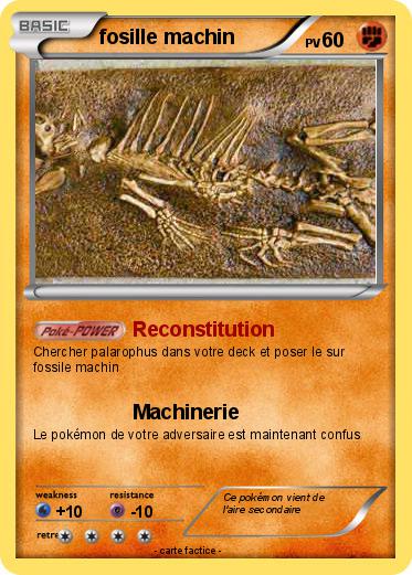 Pokemon fosille machin