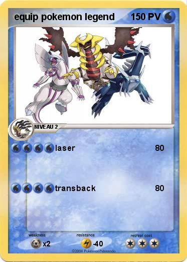 Pokemon equip pokemon legend