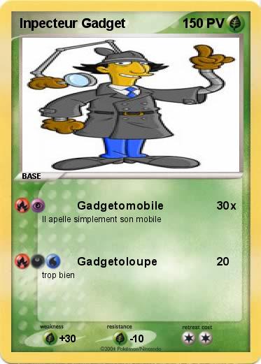 Pokemon Inpecteur Gadget