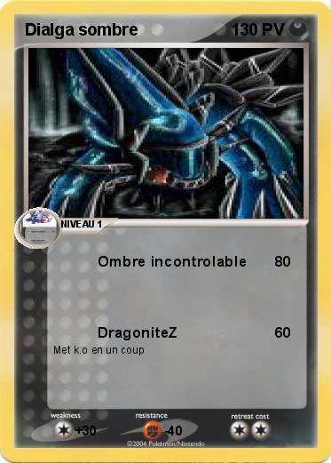 Pokemon Dialga sombre