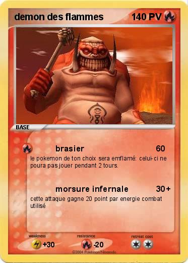 Pokemon demon des flammes