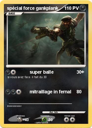 Pokemon spécial force gankplank