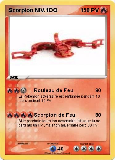 Pokemon Scorpion NIV.1OO