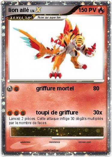 Pokemon lion ailé