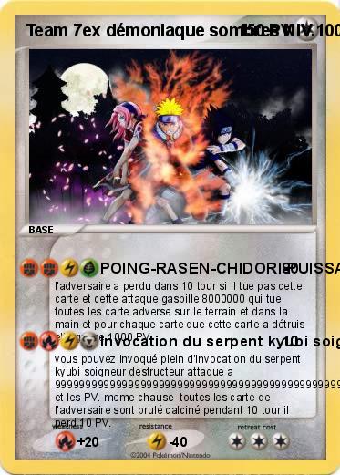 Pokemon Team 7ex démoniaque sombres NIV.100  (déstructrice) 
