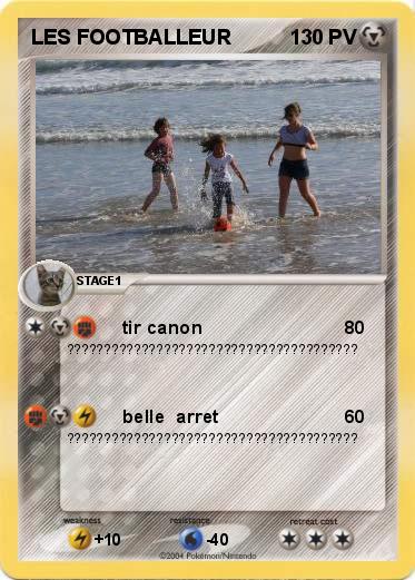 Pokemon LES FOOTBALLEUR