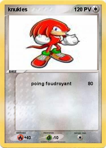 Pokemon knukles