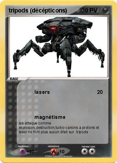 Pokemon tripods (décépticons)