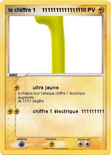 Pokemon le chiffre 1    1111111111111