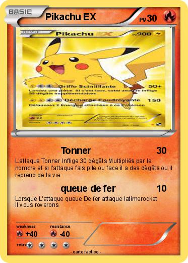 Pokemon Pikachu EX