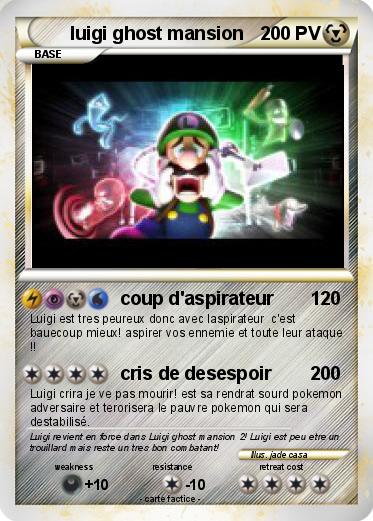 Pokemon luigi ghost mansion