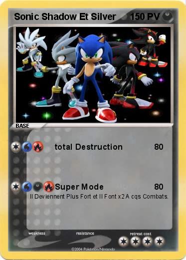 Pokemon Sonic Shadow Et Silver 