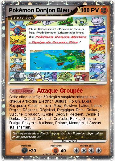 Pokemon Pokémon Donjon Bleu