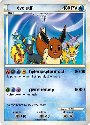 Pokemon évolutif