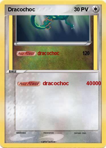 Pokemon Dracochoc