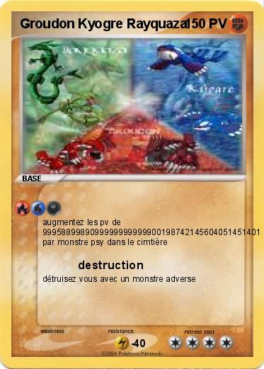 Pokemon Groudon Kyogre Rayquaza