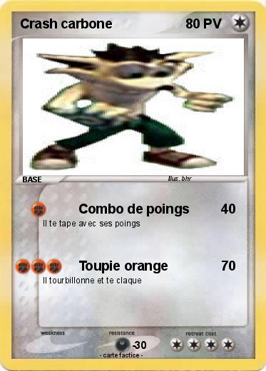 Pokemon Crash carbone