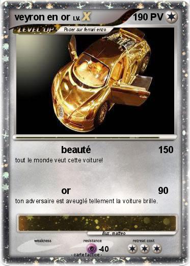 Pokemon veyron en or