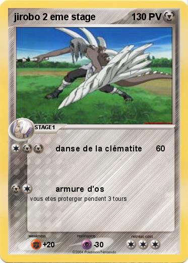Pokemon jirobo 2 eme stage