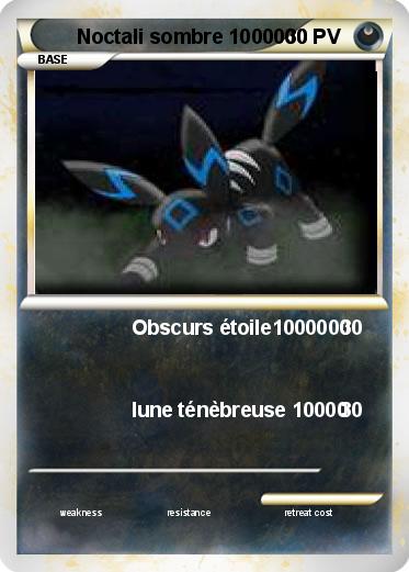 Pokemon Noctali sombre 1000000