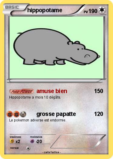 Pokemon hippopotame